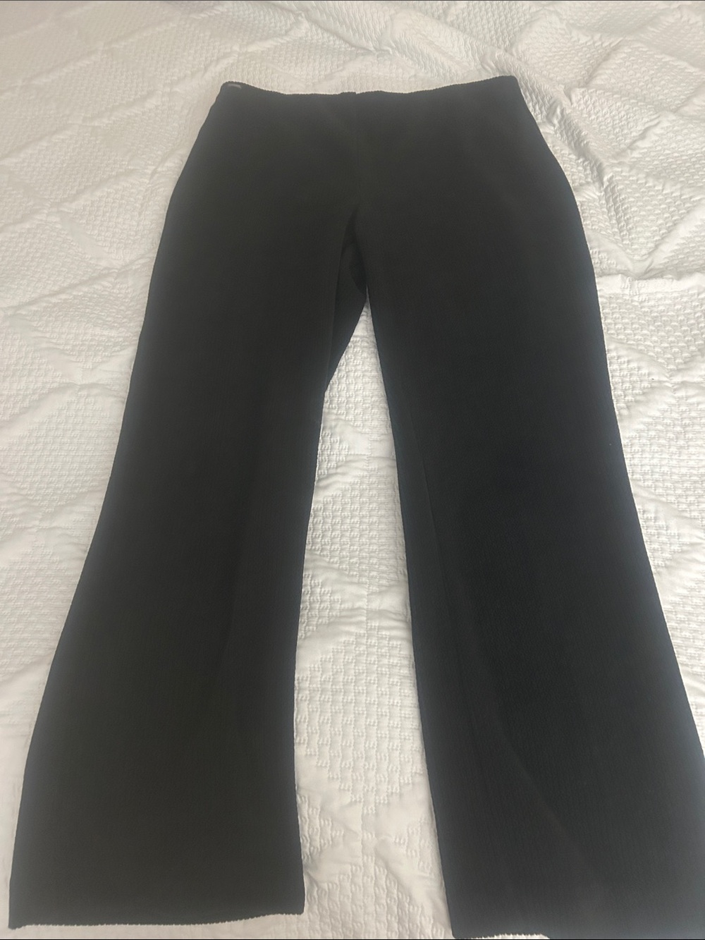 LISETTE Black Wide-Leg Pull-On Pants